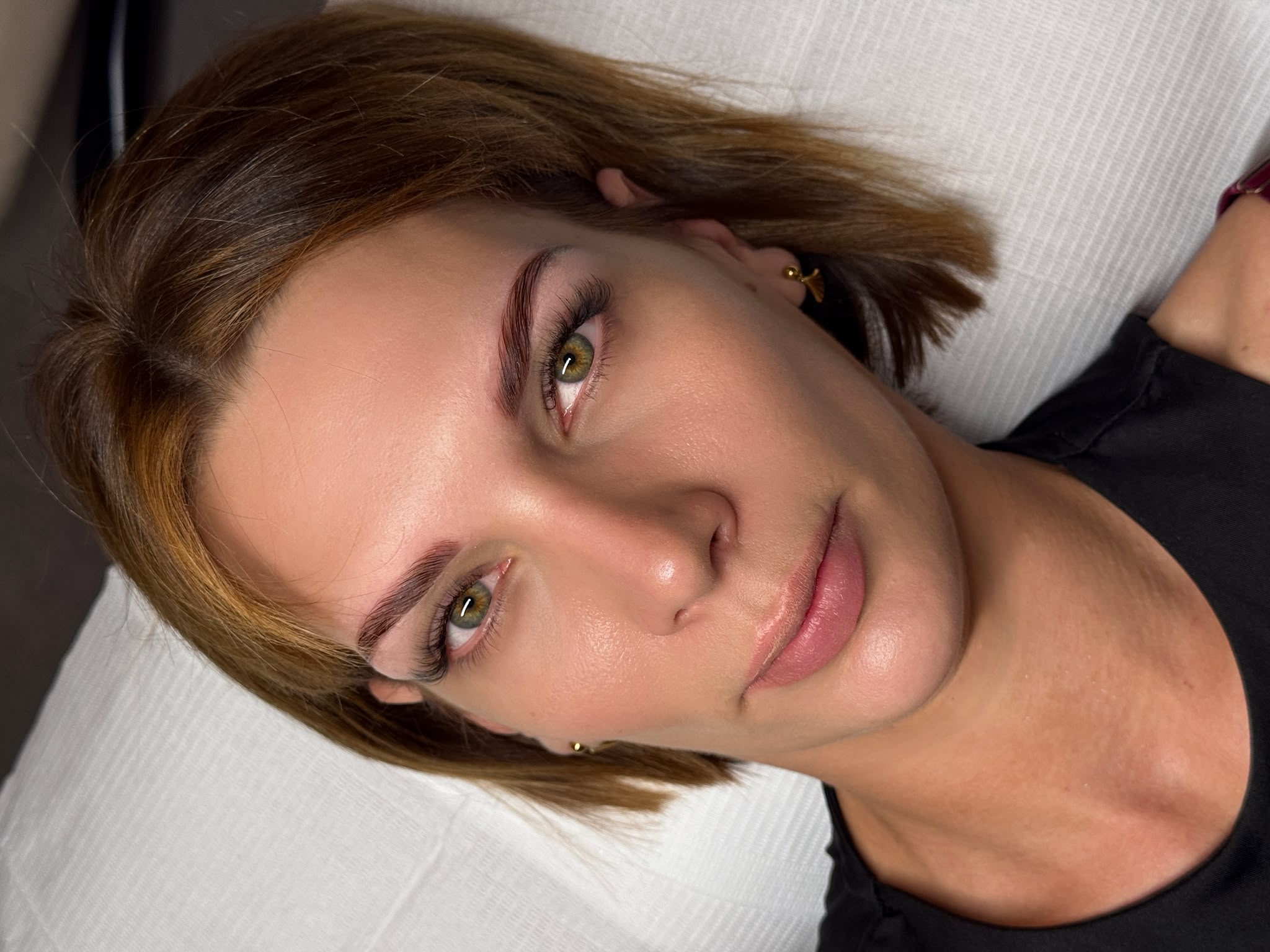 Definierte Wimpern nach der Behandlung
